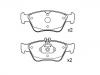 Plaquettes de frein Brake Pad Set:002 420 96 20