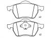 Bremsbelagsatz, Scheibenbremse Brake Pad Set:7M0 698 151