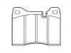 Plaquettes de frein Brake Pad Set:0060 736 109