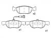 Bremsbelagsatz, Scheibenbremse Brake Pad Set:9 947 630