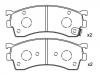 тормозная кладка Brake Pad Set:GEYT-33-28ZA