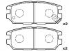 Bremsbelagsatz, Scheibenbremse Brake Pad Set:MB857610