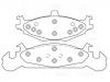 Plaquettes de frein Brake Pad Set:D219-7133A