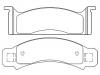 Bremsbelagsatz, Scheibenbremse Brake Pad Set:D12-768