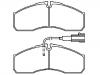 Plaquettes de frein Brake Pad Set:50 01 874 888